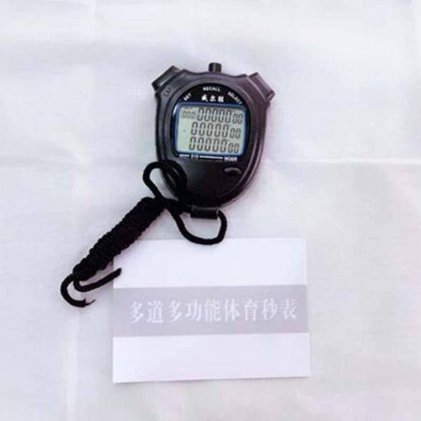 电子防水防滑田径精确两排十道大数字显示跑表停表秒表图2