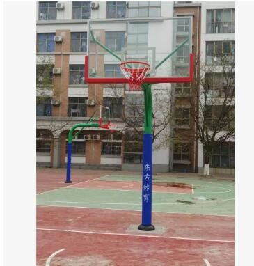 户外成人标准可移动室外凹箱篮球架子 中小学室内篮球架图3