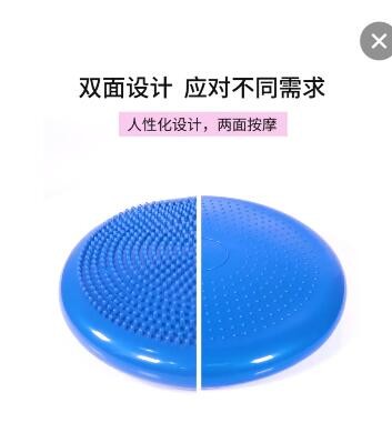 篮球器材瑜伽平衡垫脚踝康复训练稳定按摩气垫健身运动装备平衡盘图3