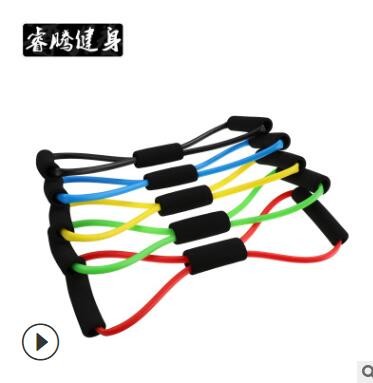 TPE8字拉力绳八字拉力器女生拉力器扩胸器瑜伽普拉提供应瑜伽图3