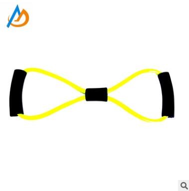 厂家瑜伽8字拉力绳家用健身器材TPE八字拉力器开肩美背拉力器图1