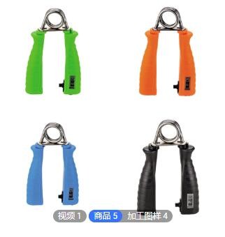 厂家直供 A型可计数握力器 加长手柄 健身器材批发指力恢复可定制图1