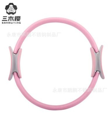 厂家普拉提圈瑜伽空心美臀美体翘臀粉色健身器材瑜伽环普拉提轮图3