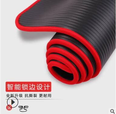 包边瑜伽垫健身垫初学者瑜伽垫子加厚加宽加长防滑运动瑜珈地垫图2