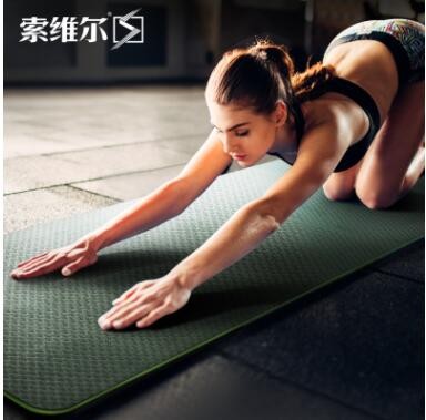 瑜伽垫加厚加宽加长初学者女健身垫舞蹈防滑瑜珈垫子地垫家用图3