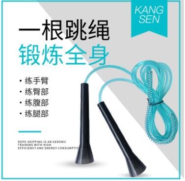 户外小柄健身运动跳绳学生耐滑跳绳儿童成人运动健身器材体育用品图2