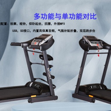 厂家直销室内健身器材健身房家用跑步机小型折叠超静音智能跑步机图2