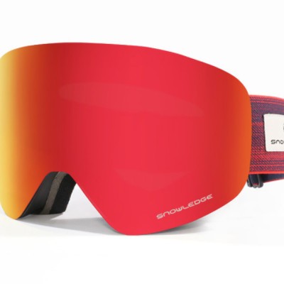 跨境爆款雪镜钜保运动磁吸滑雪镜无边框双层防雾防紫外线雪镜现货