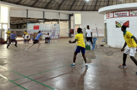 驻多哥大使巢卫东出席使馆举办的第二届中多羽毛球友谊赛