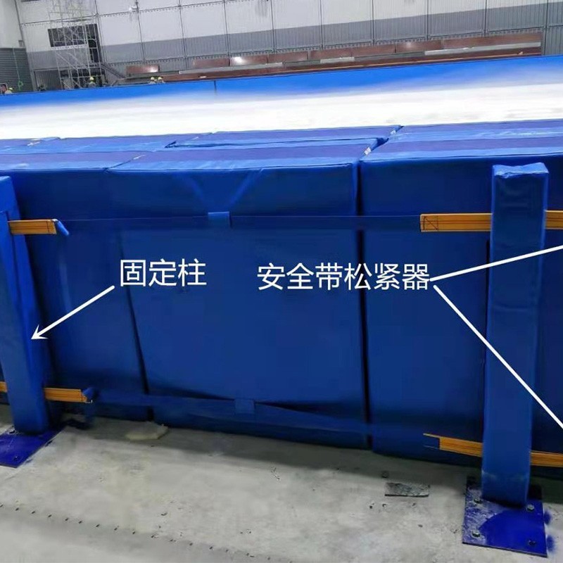 滑雪场保护垫冰场短道速滑海绵包防撞垫旱冰场攀岩比赛海绵防护垫图2
